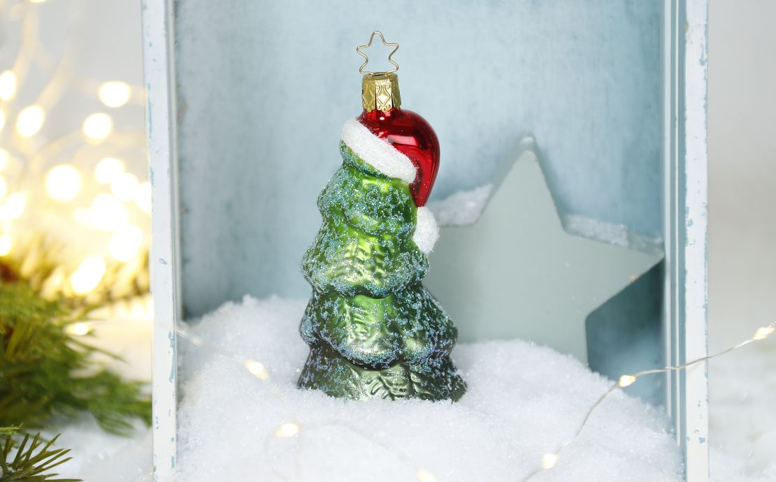 Inge-Glas | Christbaum mit Zipfelmütze