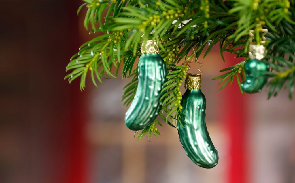 The Christmas pickle original custom INGEGLAS® MANUFAKTUR