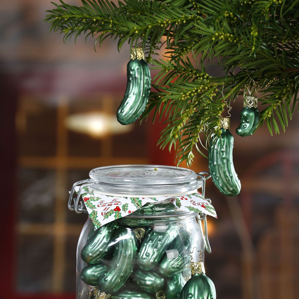 Inge Glas 2.75 Gurke Legend Of Pickle Gift Giving Game - Tree Ornaments :  Target